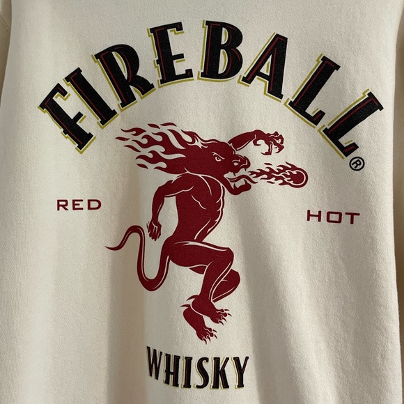 💫🔥RIPPLE JUNCTION Fireball Womens Crewneck Sweatshirt-XS 🔥💫 - Picture 9 of 9